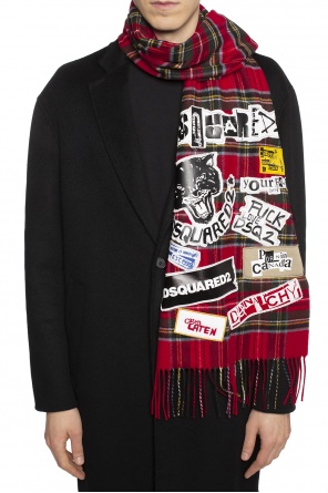 Logo-patched scarf, zdjęcie 2 Logo-patched scarf od Dsquared2